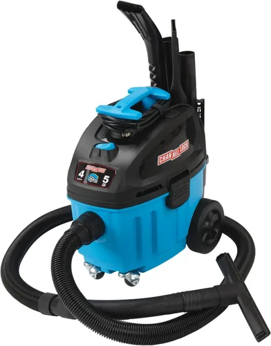 Channellock Shop Aspiradora de contratista de vacío - húmedo/seco, filtro de espuma, con cable eléctrico - 4 galones