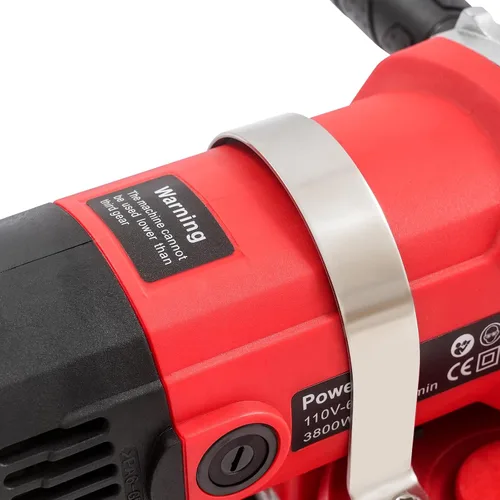 Miniatura 6 de Máquina pulidora eléctrica de diamante, pulidora eléctrica de mano de 2800 W, 6 velocidades ajustables, con 3 muelas abrasivas de hormigón