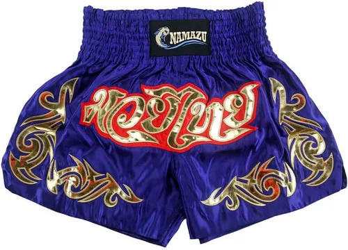 NAMAZU Pantalones cortos Muay Thai para hombres y mujeres, pantalones cortos de kickboxing de alta calidad para gimnasio y boxeo.