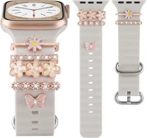 Anillos decorativos compatibles con Apple Watch de 1.496 pulgadas, 1.575 pulgadas, 1.614 pulgadas, 1.654 pulgadas, 1.732 pulgadas, 1.772 pulgadas,