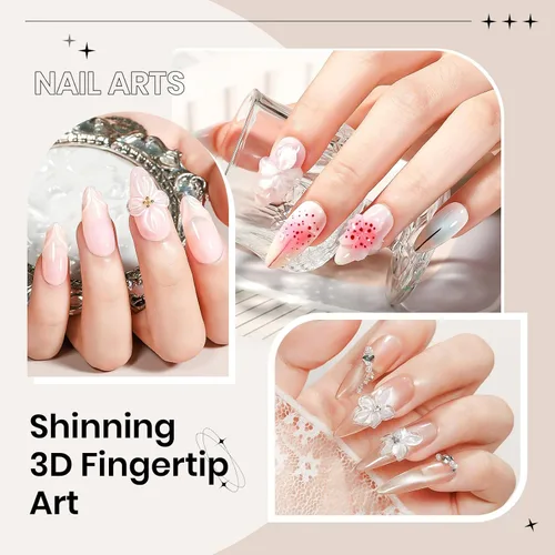 Miniatura 5 de Gel 3D para arte de uñas, gel duro sólido para esculpir uñas, no pegajoso para tallar, extensión de edificios con lápiz de arte de uñas, manicura
