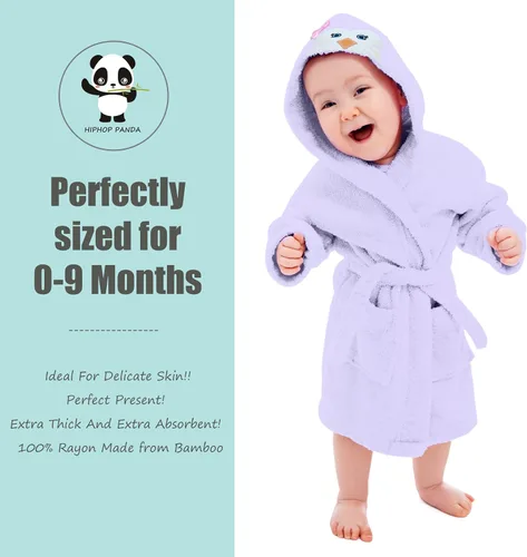 Miniatura 3 de HIPHOP PANDA Baby Robe for 0-9 Months