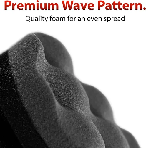 Miniatura 4 de Adam's Polishes Pro Neumático Agarre Hexagonal Aplicador - Herramienta de Esponja de Espuma para Brillo de Neumáticos y Detalles de Coche