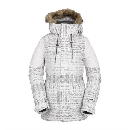 Miniatura 2 de Volcom Chaqueta con capucha para mujer, con aislamiento térmico para snowboard, esquí e invierno
