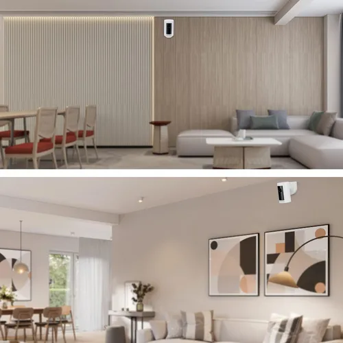 Miniatura 6 de Paquete de 4 soportes adhesivos de pared para cámara interior (2ª generación y 1ª generación), fuerte adherencia, fácil de instalar, no necesita