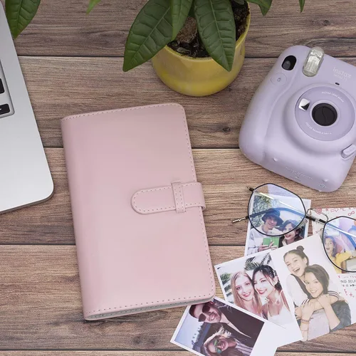 Miniatura 5 de Álbum de fotos tipo billetera de 2 x 3 pulgadas, compatible con Fujifilm Instax Mini 11, 9, 8, 70, 90, 7S, película de cámara instantánea, álbum