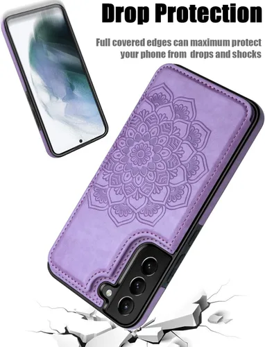 Miniatura 6 de MMHUO Funda protectora para Samsung Galaxy S22 5G (2022), color morado