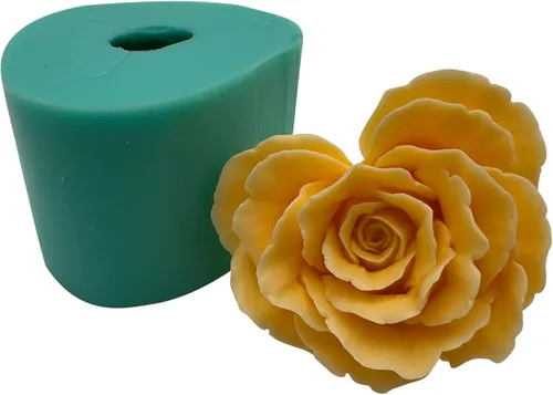 Miniatura 12 de Molde de Silicona 3D de Flor de Rosa Floreciente para Resina Flor Jabón Vela Haciendo Moldes DIY Molde de Pastel de Boda Decorando con Epoxi Molde