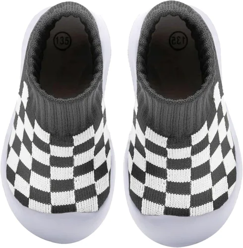 Miniatura 5 de MORENDL Calcetines para bebés, zapatos antideslizantes para el primer caminar, zapatos para niños y niñas