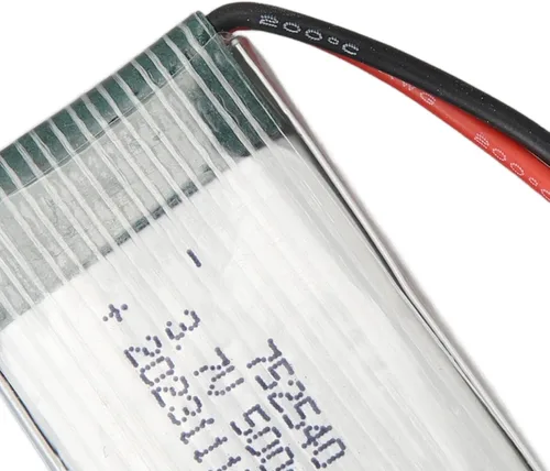 Miniatura 3 de RiToEasysports Batería de litio RC, 3.7V 500mAh 25C RC Batería de litio 752540 polímero de iones de litio con enchufe XH2.54 para X5C Drone Aircraft