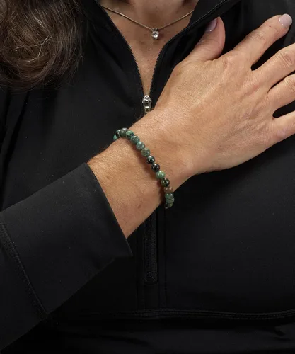 Miniatura 2 de Cherry Tree Collection - Pulseras con cuentas de piedras preciosas, para mujeres, hombres y adolescentes, tamaños pequeño, mediano y grande, cuentas