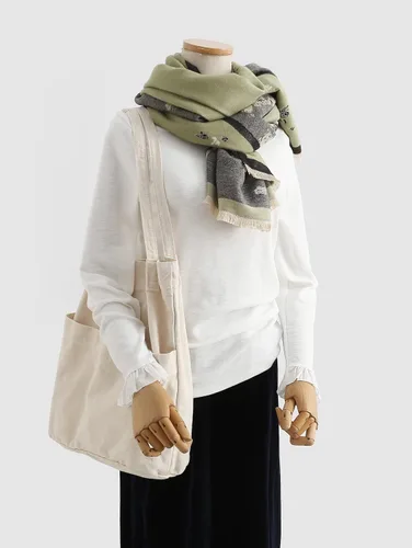 Miniatura 2 de Jeelow Bolso de lona con bolsillos para hombres y mujeres