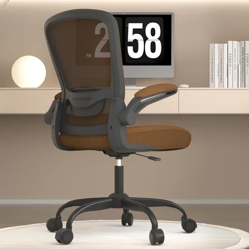 Miniatura 15 de Mimoglad Silla de Oficina, Silla de Escritorio Ergonómica con Soporte Lumbar Ajustable, Silla de Computadora de Malla de Respaldo Alto