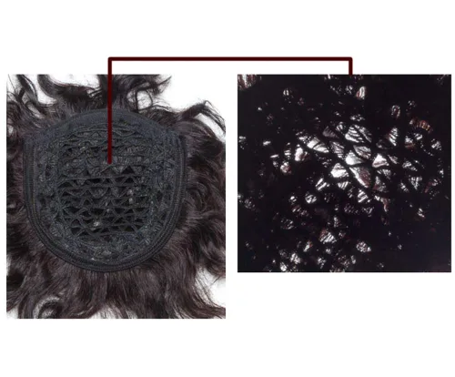Miniatura 3 de Peluca de pelo humano para mujer con brazaletes ondulados y rizados, con clip en la corona, para cabello fino, Curly