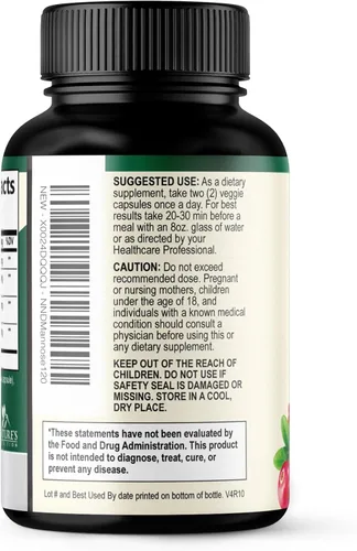 Miniatura 8 de D-manosa 1000 mg por porción – Arándano e hibisco – Eficaz de acción rápida, elimina las impurezas para la vejiga, suplemento de apoyo a la salud