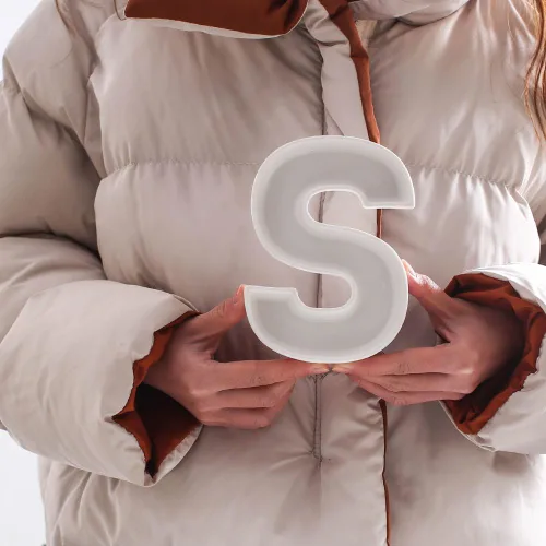 Miniatura 2 de Coffeezone - Plato de cerámica para dulces y nueces, decoración para bodas y fiestas, Blanco