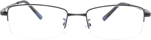 Miniatura 6 de Gafas de bloqueo de luz azul para computadora para hombres y mujeres, gafas de juego de computadora, marco metálico a medio armazón, lente