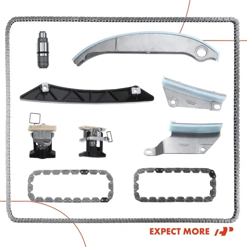 Miniatura 9 de A-Premium Kit de cadena de distribución del motor con guía y tensor y más [compatible con DOHC, V6 2.7L] Compatible con Chrysler 300, Sebring