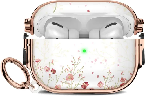 Miniatura 10 de Maxjoy para Funda Linda de AirPods 2 (2019) con Bloqueo de Seguridad, Compatible con Funda de AirPod de 2ª Generación de Mármol para Mujeres