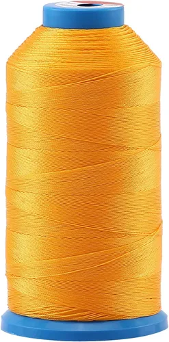 Miniatura 20 de Selric [1500 yardas/recubierto/sin desenredo/22 colores disponibles] Hilos de nailon prensado resistentes #69 T70 tamaño 210D/3 para tapicería