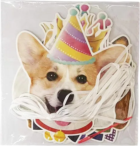 Miniatura 5 de TSJ Cartel de cumpleaños de perro, decoración de fiesta temática de perro, suministros de fiesta de cachorros para fiesta de cumpleaños, baby shower