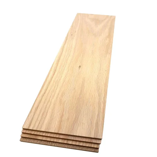 Miniatura 12 de Tablones de roble rojo – Paquete de 2 piezas de madera de roble sin terminar – 1/8 de pulgada (0.118 in) 100% madera dura pura – Grabado láser