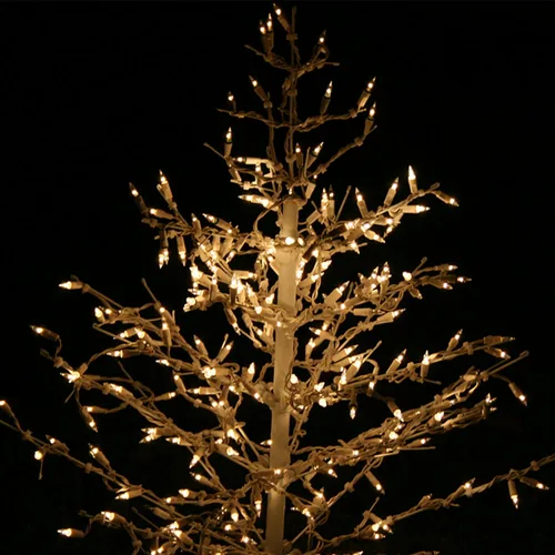 Miniatura 7 de Luces de Navidad, luces transparentes para exteriores, cable blanco, 150 luces de 120 V con certificación UL, incandescente, mini cadena de luces