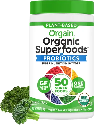Superalimentos orgánicos Orgain, 2 sabores, 0.62 libras, 1 unidad