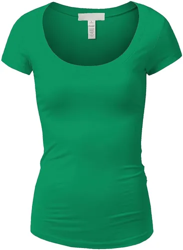 Camiseta de manga corta Emmalise, para mujer, cuello redondo, paquete económico de tres piezas, tallas grandes, juvenil