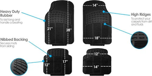 Miniatura 6 de FH Group Juego combinado: Trendy Elegance 3D Air Mesh Juego completo de fundas de asiento de coche, bolsa de aire y listo para dividir