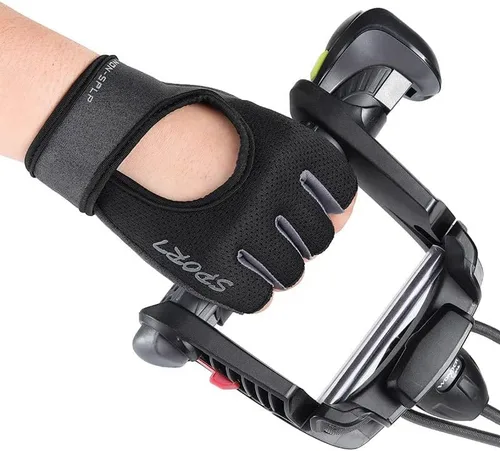 Miniatura 6 de INOGIH Guantes de entrenamiento transpirables para mujer, guantes de levantamiento de pesas para gimnasio, ciclismo, ejercicio, fitness