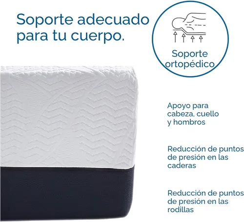 Miniatura 8 de Cool Gel Classic Brands - Colchón de espuma viscoelástica refrescante de 14 pulgadas, con 2 almohadas, certificación CertiPUR-US, en caja