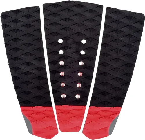 Miniatura 14 de Abahub 3 almohadillas de tracción de EVA para tabla de surf con patín para patinetas, tablas de surf, funboard, tabla de pescado, Naranja