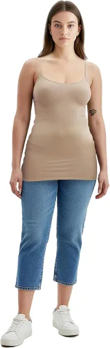 Miniatura 71 de Emmalise Camisola larga casual básica para mujer, con tirantes ajustables, top en capas