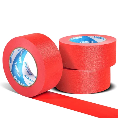 Miniatura 10 de Cinta de Enmascarar Blanca para Pintores, 2" x 60 Yardas x 5 Rollos - Cinta de Enmascarar Blanca de Adhesión Media para Pintura, Etiquetado, Blanco