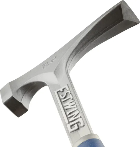 Miniatura 5 de Estwing Martillo de albañil/mason - Herramienta de mampostería de 22 oz con construcción de acero forjado y mango reductor de impacto - E6-22BLC