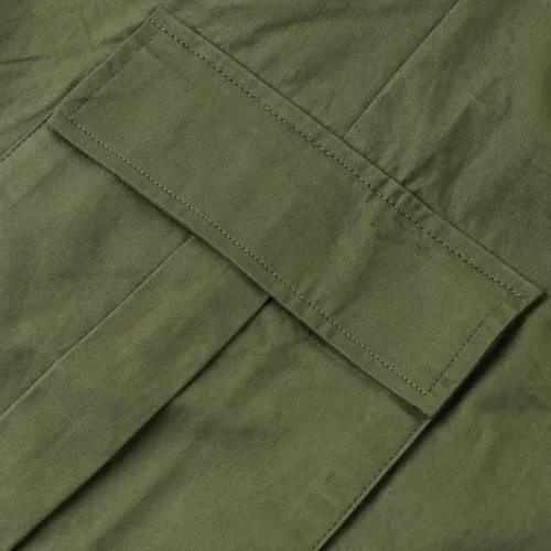 Miniatura 6 de LVCBL Pantalones cargo de algodón para hombre con cordón en la cintura, pantalones cargo ajustados