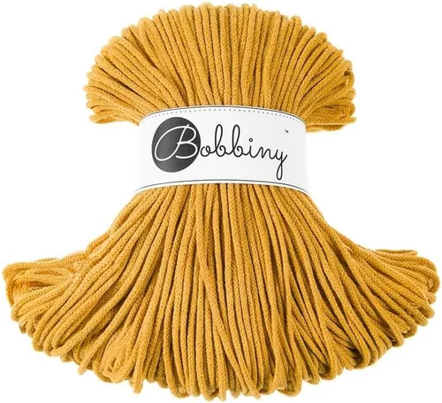 Miniatura 24 de Bobbiny Cordón de macramé trenzado junior de 0.118 in (aguamarina), 108 yardas/330 pies