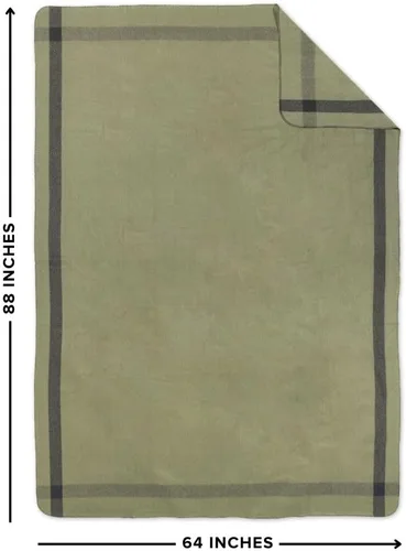 Miniatura 2 de Arcturus Rainier - Manta de lana – 4.5 libras cálida, pesada, lavable, grande Ideal para camping, al aire libre, supervivencia y kits de Cuatro