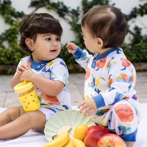 Miniatura 180 de Burt's Bees Baby - Pijama de una pieza para bebé, mameluco para dormir y jugar, algodón 100% orgánico, cremallera frontal