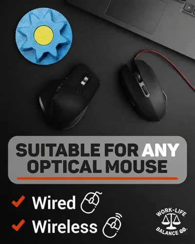 Miniatura 5 de Work-Life Balance - Ratón mecánico compacto - Dispositivo indetectable para mantener el mouse en movimiento y la computadora despierta, móvil