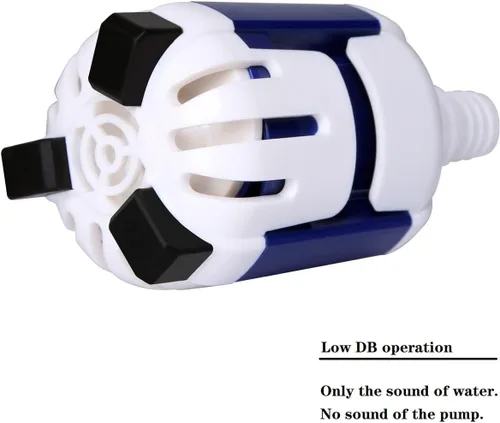 Miniatura 6 de Bomba de retorno nano para sumidero de acuario de agua salada, bomba de agua pequeña, CC 12 V con controlador, 185 GPH (700 L/H), 9 vatios, uso