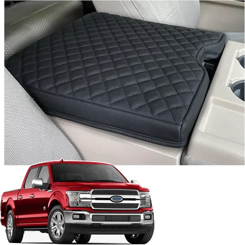 Miniatura 9 de JDMCAR Funda para apoyabrazos Compatible con Ford F150 2015-2024 2025 Accesorios, F250 F350 F450 2017-2025 con asiento de salto 40/20/40, Protector