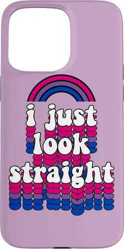 Miniatura 31 de I Just Look Straight Bisexual Rainbow Bisexual Pride Flag Case for iPhone 17