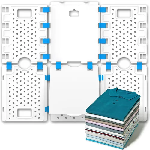 BoxLegend V2 - Carpeta para camisa, tablero plegable para camisa, carpeta para ropa, plegable, organizador de plástico para lavandería, 27.56 x