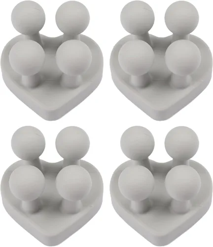 Miniatura 9 de 4 soportes para cepillos de dientes autoadhesivos impermeables de silicona, multifunción, montado en la pared, soporte para enchufe de un solo