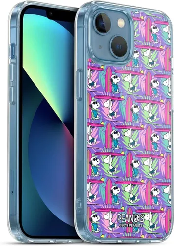 Miniatura 47 de Head Case Designs Peanuts Tropical Surf Snoopy Aloha Disco Gel Funda con licencia oficial [protección de grado militar] compatible con Apple iPhone