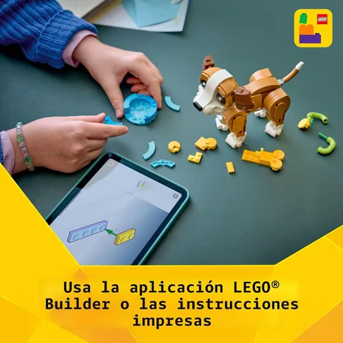 Miniatura 6 de LEGO Creator 31382 - Animales lindos en 1: juguete de construcción de cachorro, decoración de dormitorio para niñas y niños, a partir de 8 años