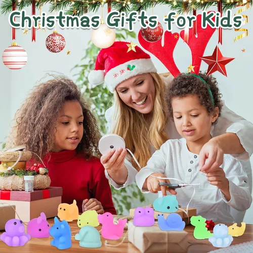 Miniatura 2 de 30 piezas de juguetes esponjosos Kawaii, juguetes blandos Mochi para niños, recuerdos de fiesta, mini juguetes esponjosos para aliviar el estrés