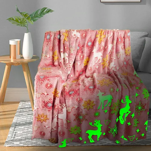 Miniatura 24 de TEHALK Mantas de bebé personalizadas para niños, manta de dinosaurio para niños, manta que brilla en la oscuridad para niños, manta para niños